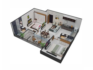 Apartment Layout - A