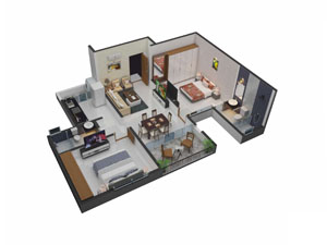 Apartment Layout - C
